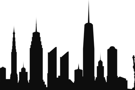 450x300 Drawing Nyc Sky Scraper Frames Illustrations Hd Images