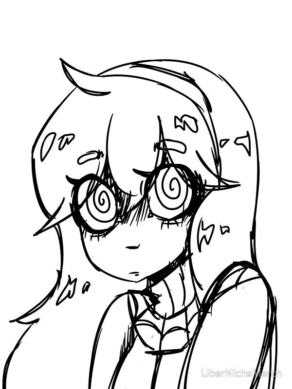 600x800 hex maniac line art sketch