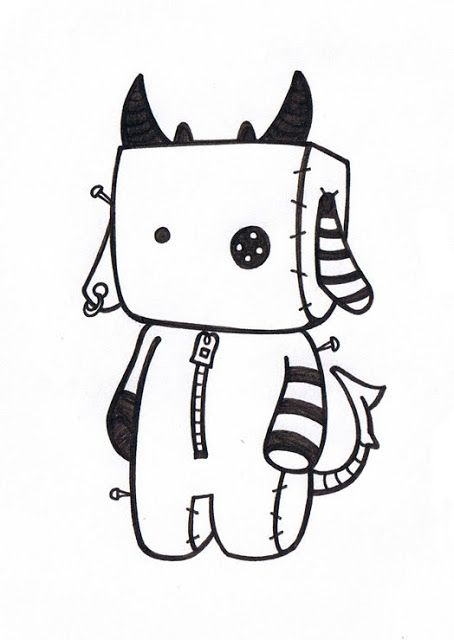 454x640 melonic maniac characters doodles, doodle characters