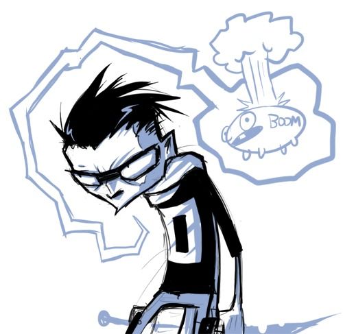 500x487 cool johnny the homicidal maniac, drawings