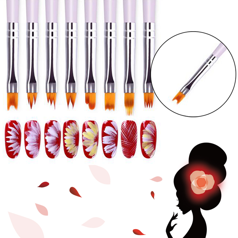 800x800 Gradient Painting Brush Handle Manicure Gel Flower Drawing Pen