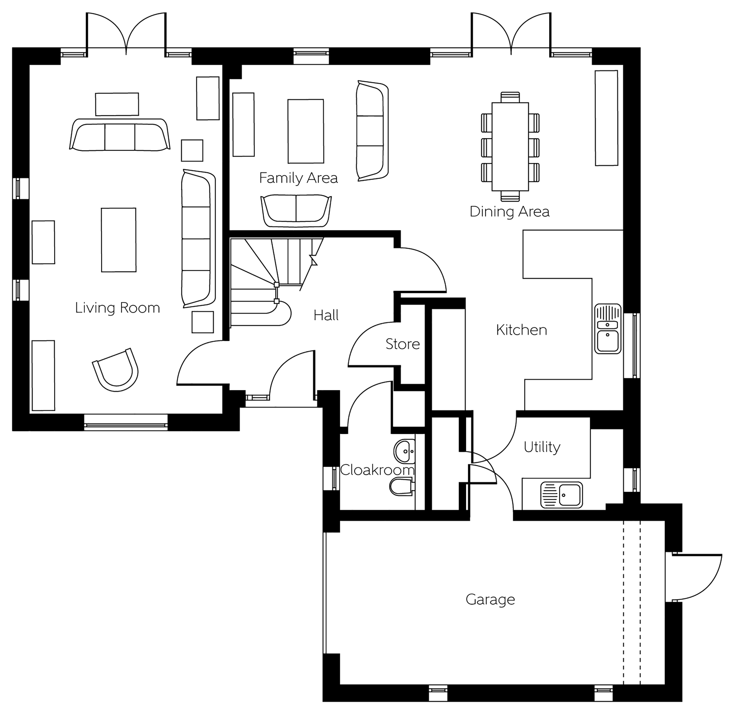 Manor Drawing | Free download on ClipArtMag