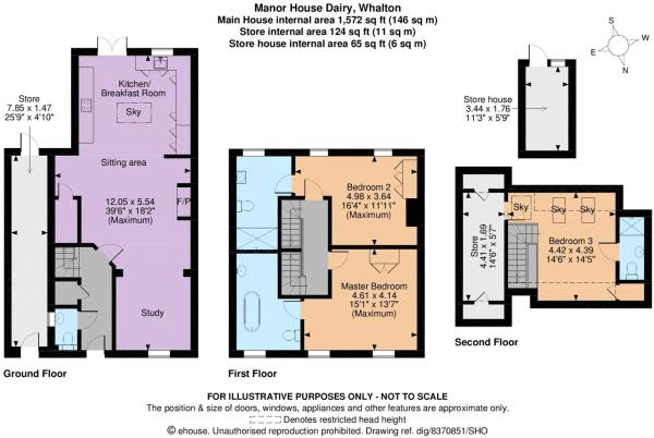 600x402 bedroom terraced house for sale in manor house dairy, whalton