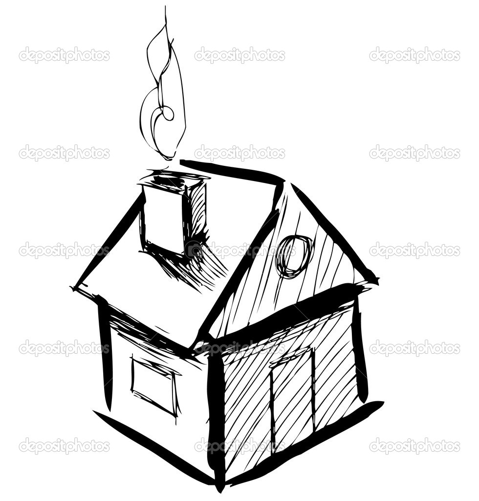 980x1024 House Drawing Cute For Free Download