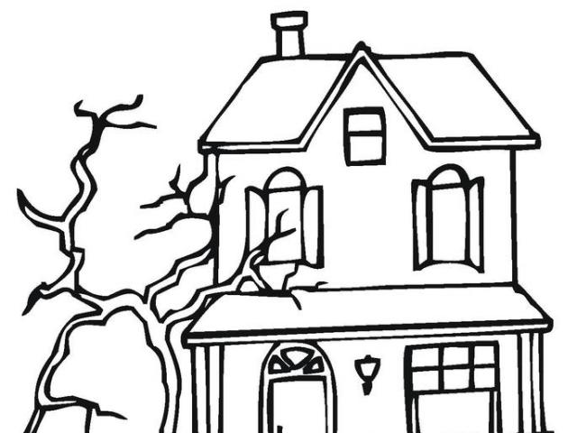 640x480 Drawn Mansion Easy Draw