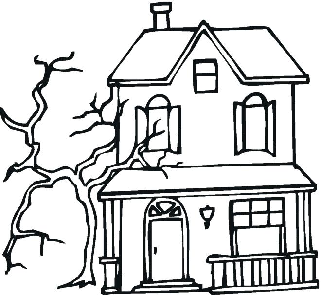 660x606 House Outline Drawing At Getdrawings Com Free For Personal Use