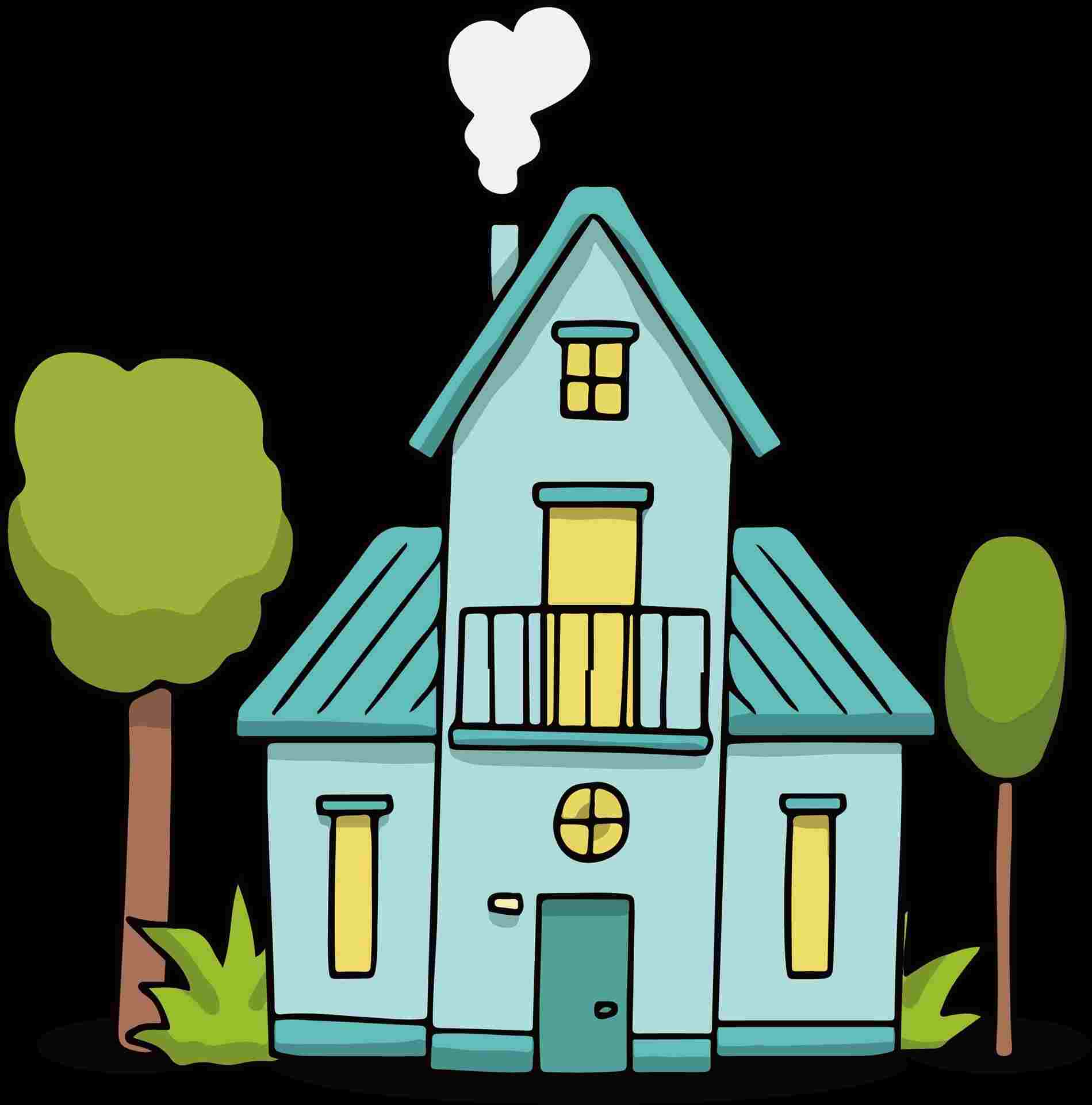 1899x1923 House Drawing Picture Download