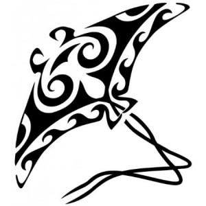 300x300 Maori Ray Tattoo