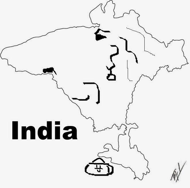 662x655 funny maps a funny map of india funny maps of asia india map