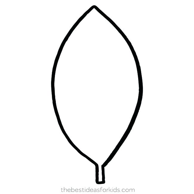 650x650 Leaf Free Printable Jungle Template Monster Outline Maple