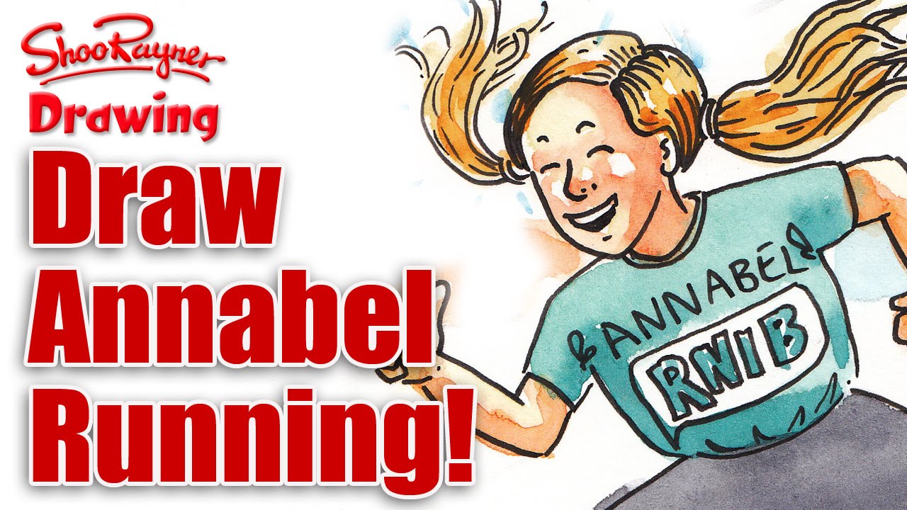 1280x720 How To Draw A Cartoon Marathon Runner