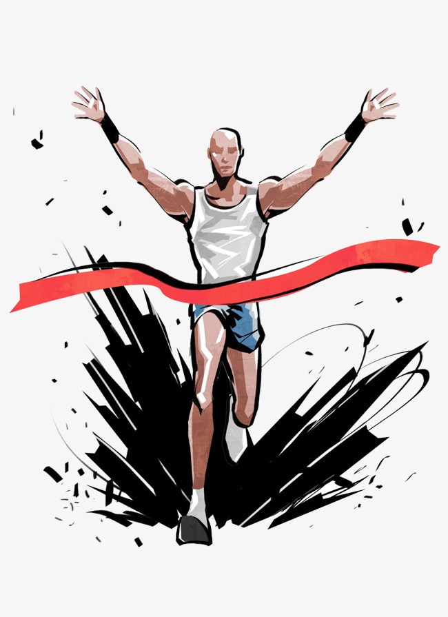 650x895 sprint runner, cartoon hand drawing, run, marathon png image
