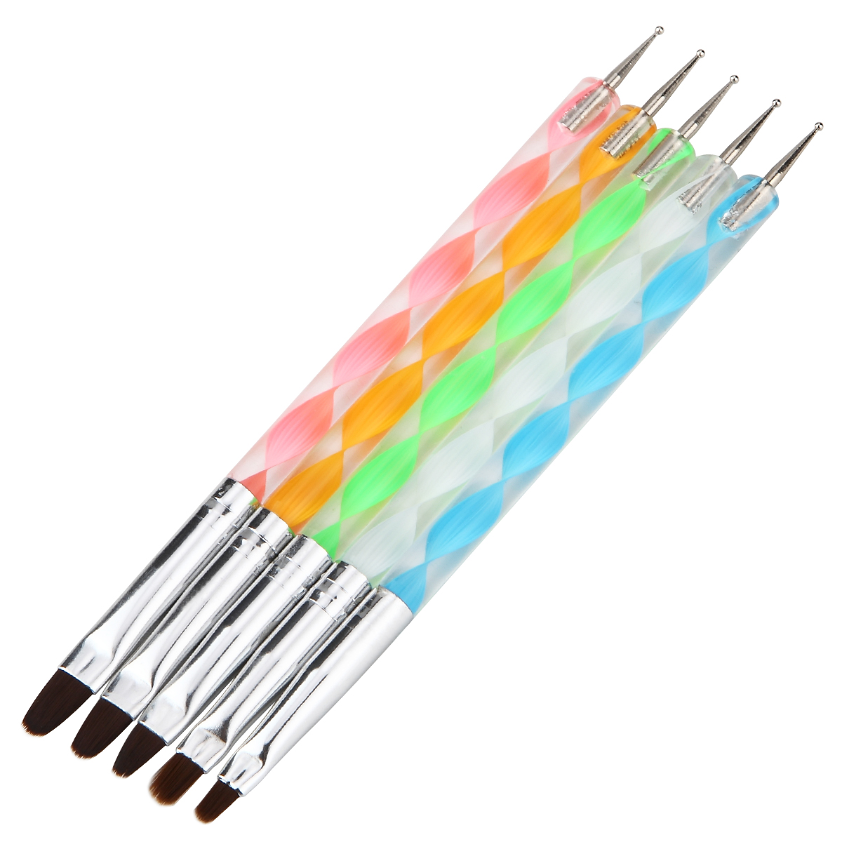 1200x1200 Monja Double End Nail Art Marble Flower Design Painting