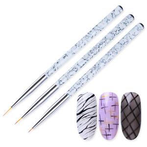 300x300 Uv Gel Liner Drawing Brushes Painting Acrylic Pen Marble Handle