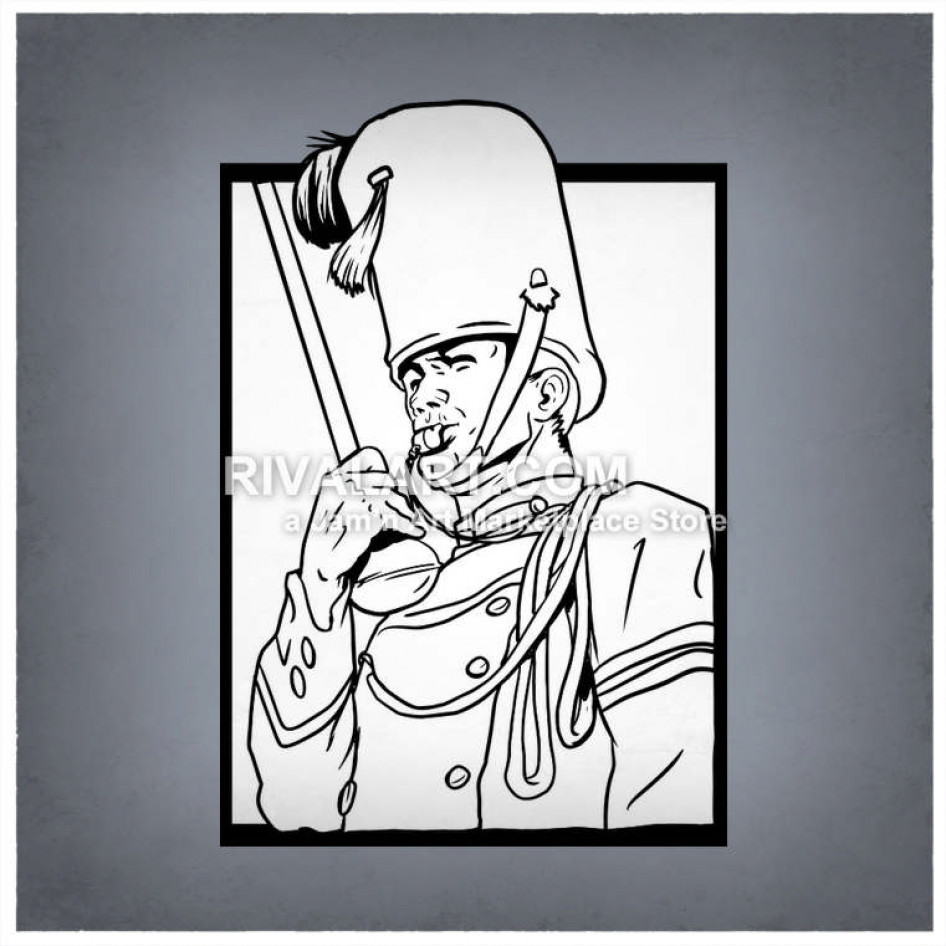 946x946 Marching Band Drum Major Blowing A Whistle