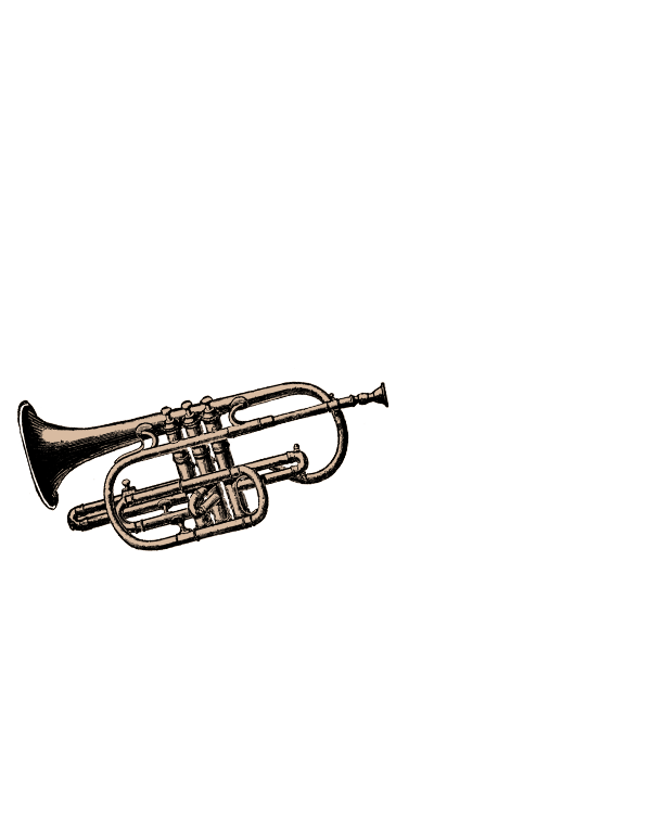 600x764 Mellophone Drawing Marching Band Transparent Png Clipart Free