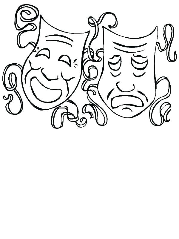 600x800 Printable Mardi Gras Masks