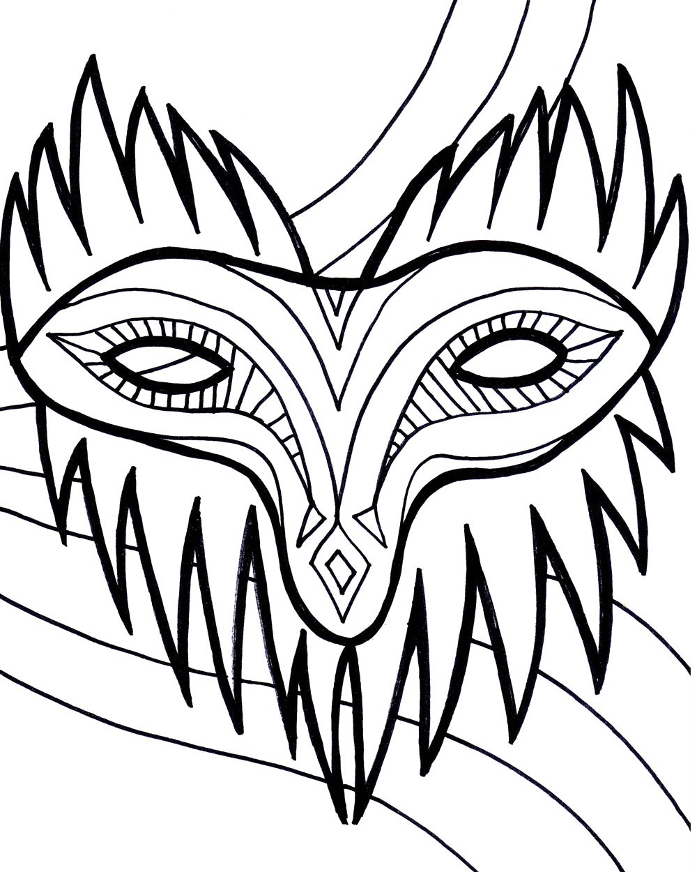 1000x1250 Beautiful Of Mardi Gras Mask Printable Coloring Pages Stock