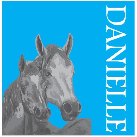 480x480 Personalised Mare And Foal Equestrian Stickers