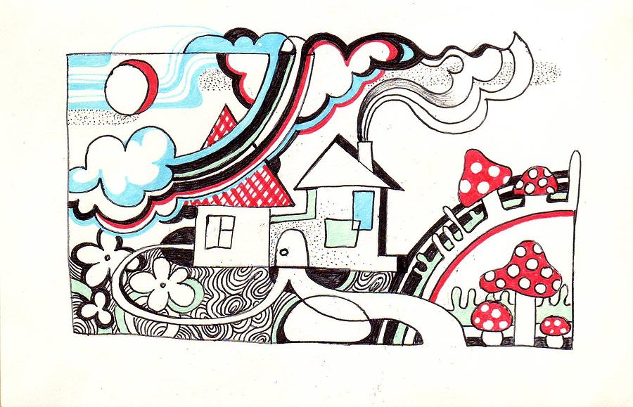 900x579 Somewhere Drawing