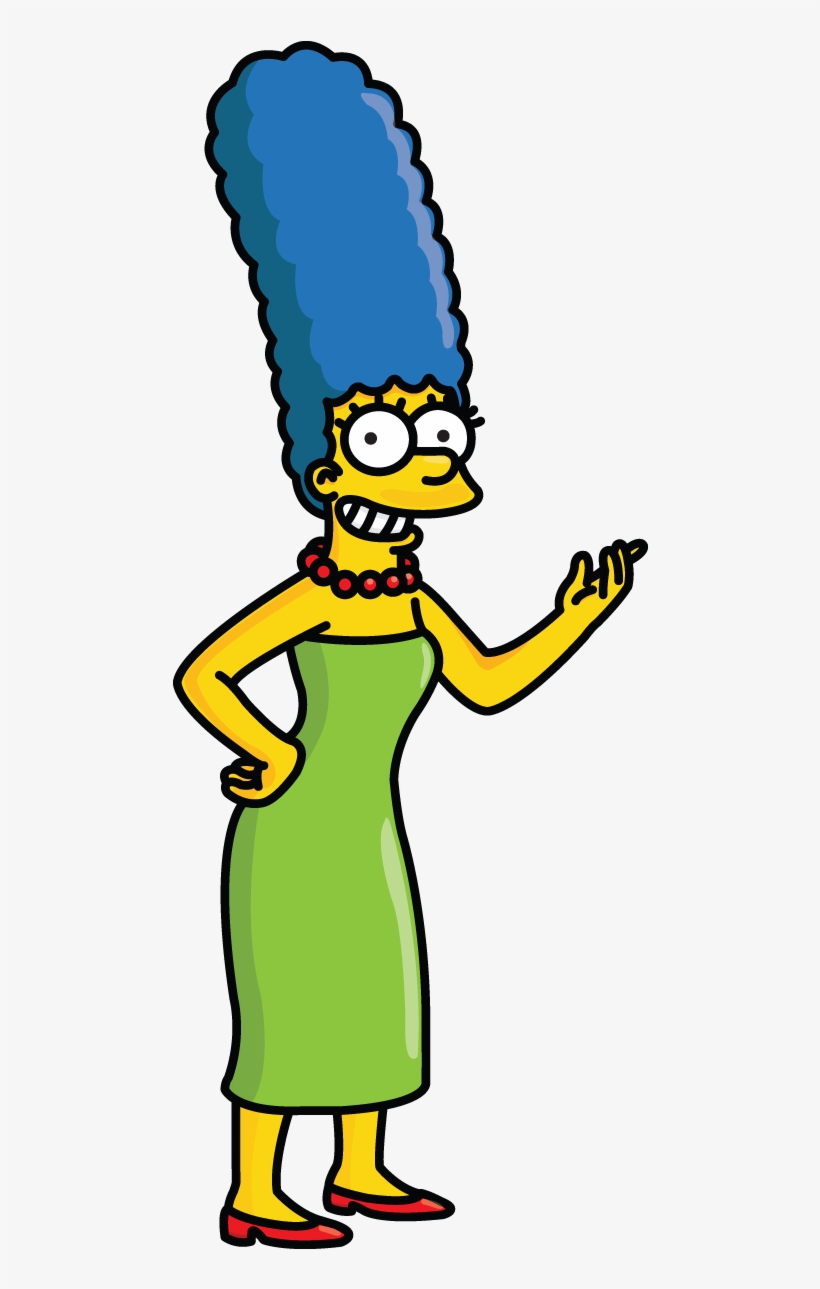 820x1289 how to draw marge simpson from the simpsons, cartoons