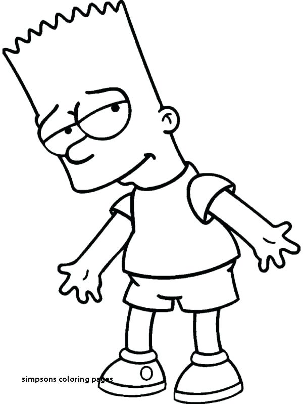 600x799 Simpson Coloring Pages