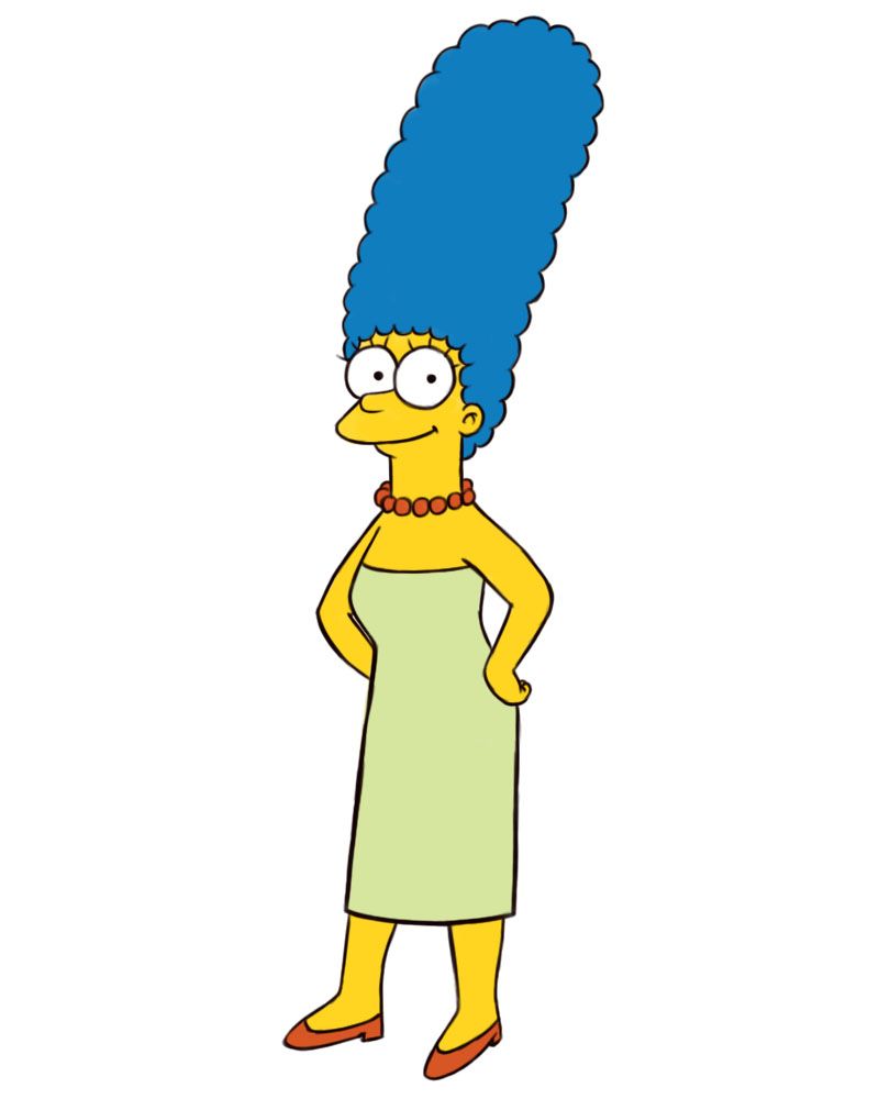 800x1000 draw marge simpson matt groening