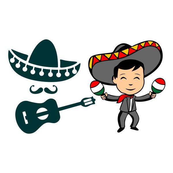 600x600 Mariachi Band Mexico Mexican Hat Cuttable Design Png Dxf Etsy