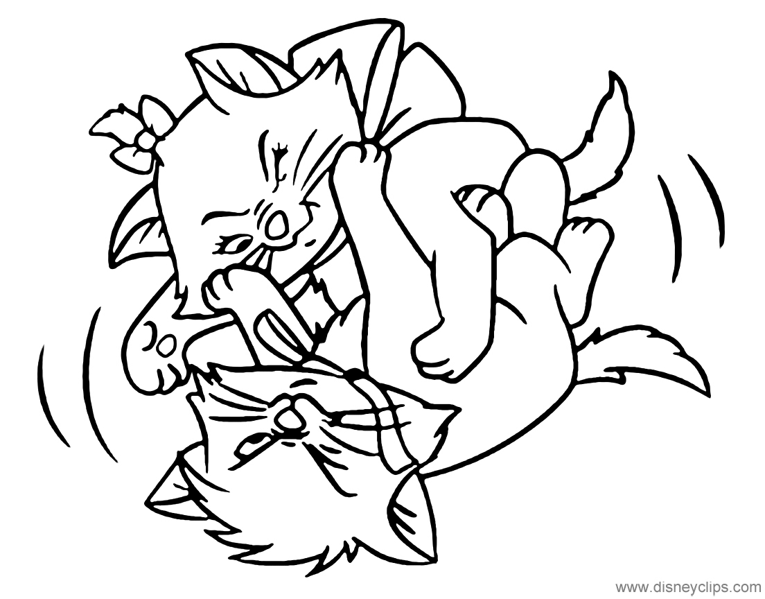 1104x864 The Aristocats Coloring Pages