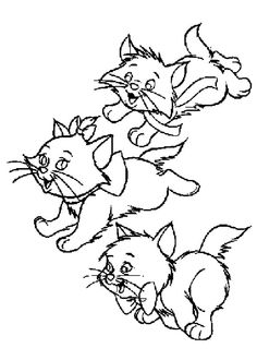 236x330 The Aristocats Coloring Pages Eskayalitim Kittens