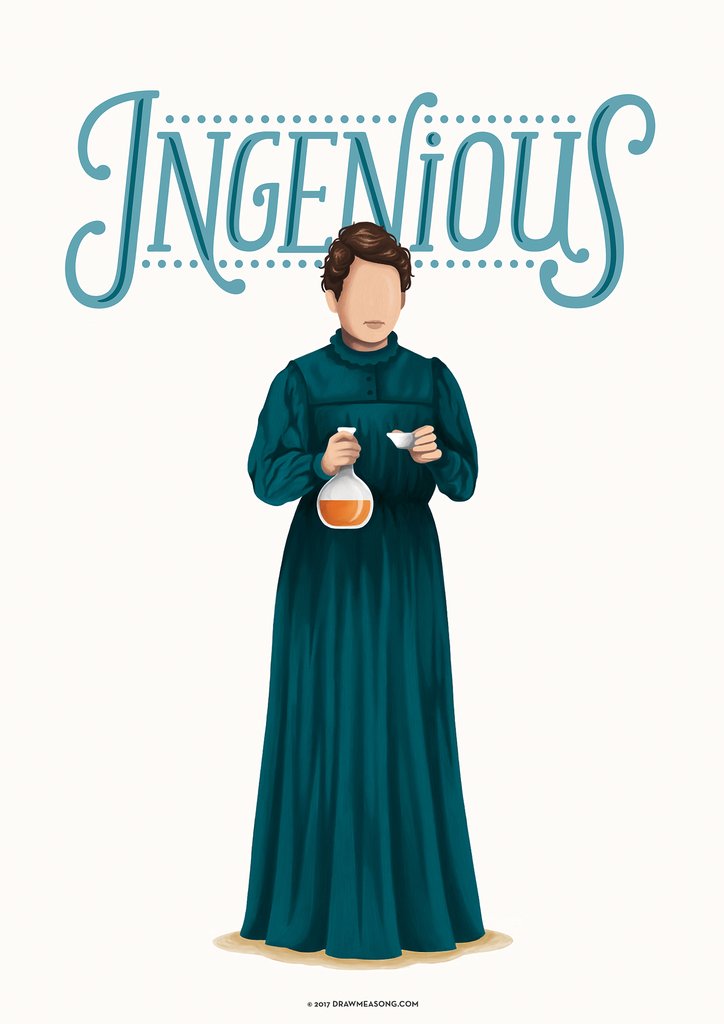 724x1024 marie curie ingenious art print