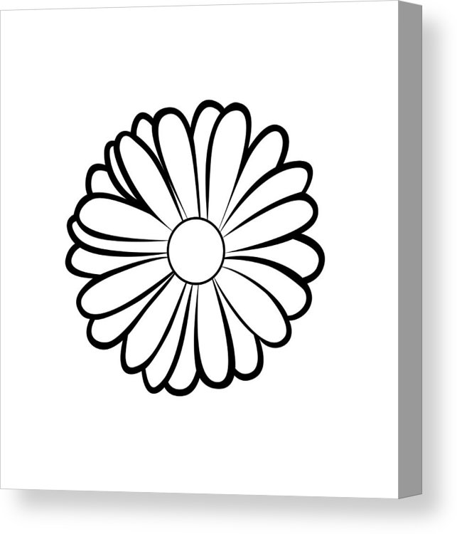 643x750 Vector Illustration Of Marigold Flower Canvas Print Canvas Art
