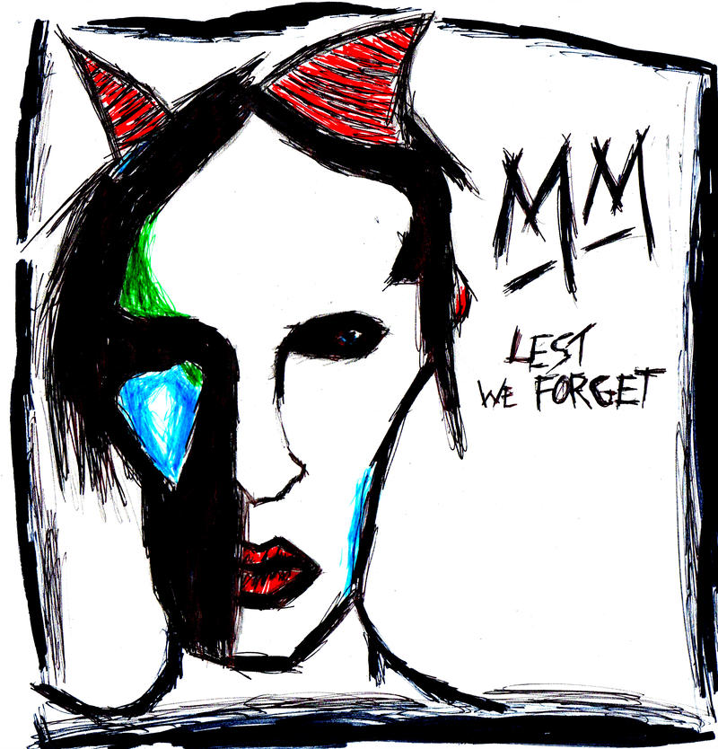 800x834 Marilyn Manson Lest We Forget