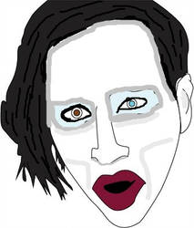 213x250 Marilyn Manson Drawing