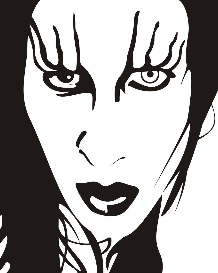 900x1125 Marilyn Manson Blockout
