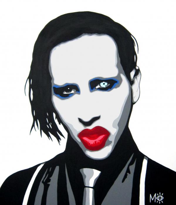 600x699 Portrait Of Marilyn Manson