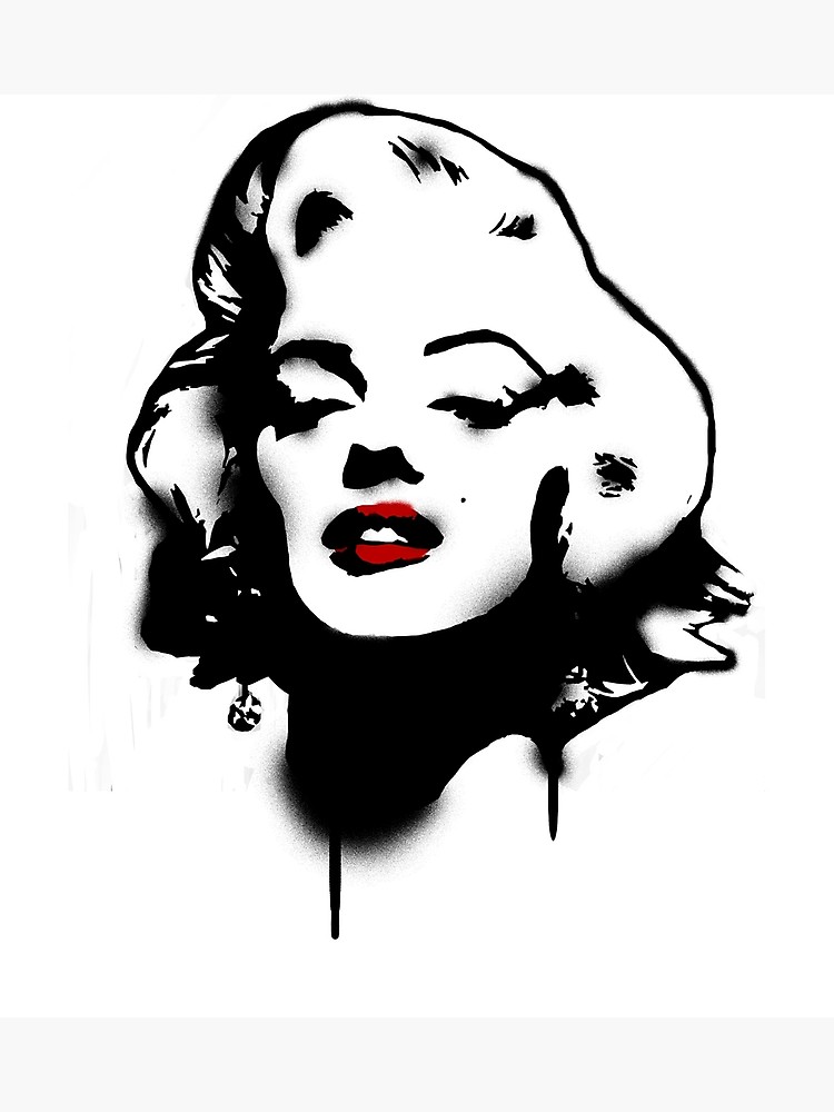 750x1000 Marilyn Monroe Graffiti Photographic Print