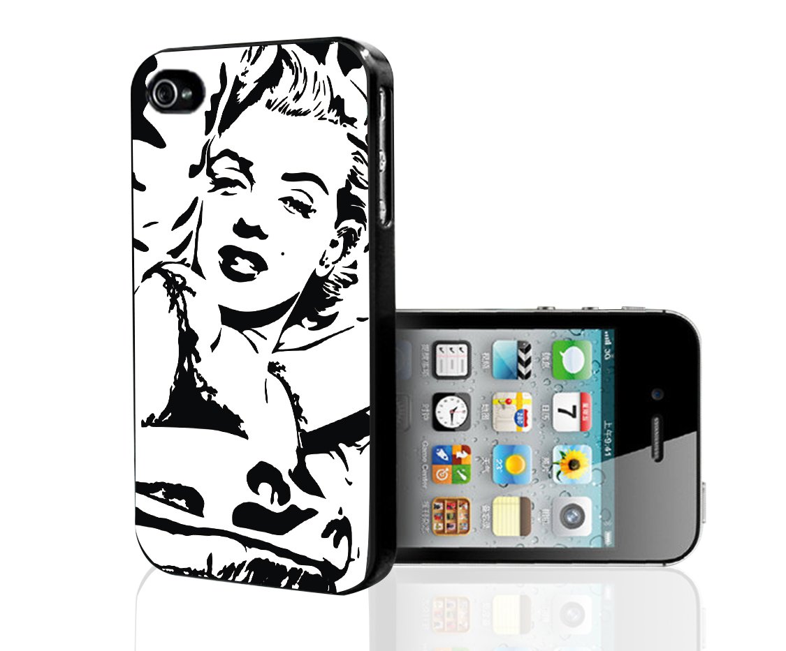 1125x933 Marilyn Monroe Black And White Stencil Drawing Iphone