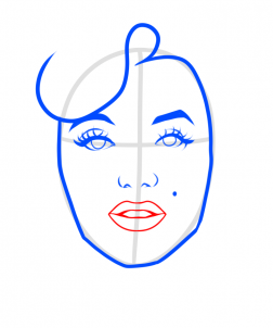 252x302 How To Draw Marilyn Monroe
