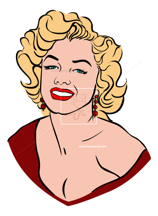 515x700 Marilyn Monroe Drawing Free Vectors, Illustrations, Graphics, Clipart