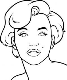236x282 how to draw marilyn monroe easy step portraits in monroe