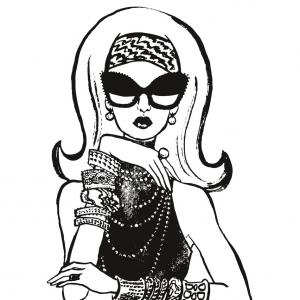 300x300 Marilyn Monroe Pink Dress Wearing Jewelry Sohadacouri