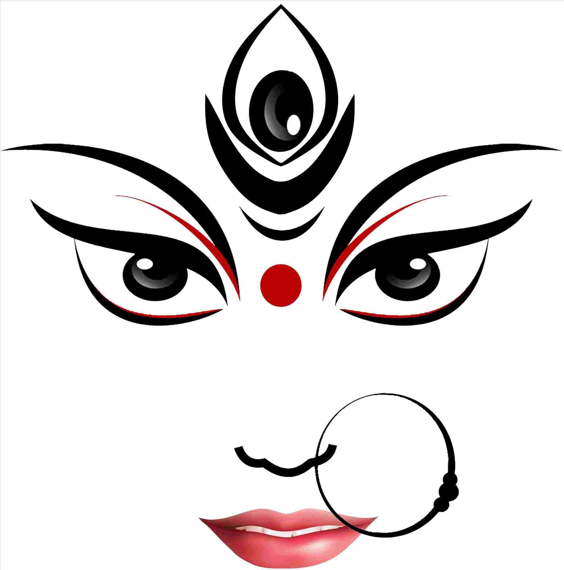 1899x1920 Easy Drawing Of Durga Maa