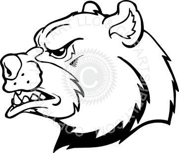 361x308 Drawing Bear Head Huge Freebie! Download For Powerpoint