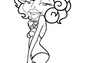 300x210 Marilyn Monroe Cartoon Drawing