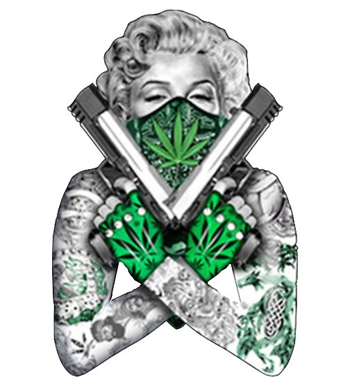 491x550 Marijuana Marilyn Monroe Merchandise Posters