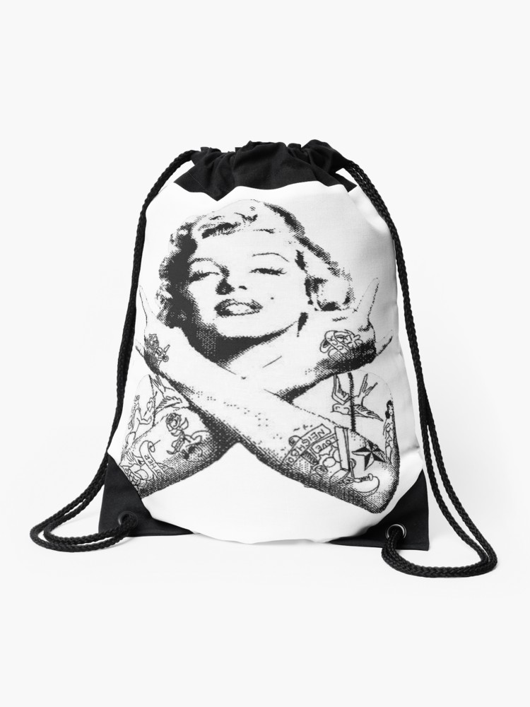 750x1000 Mochila Saco Monroe Tattoo Thug De Hellfinger