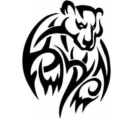 450x403 Top Bear Tattoo Designs