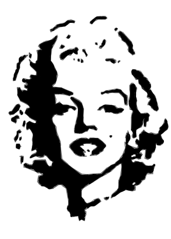 338x470 Drawn Celebrity Marilyn Monroe
