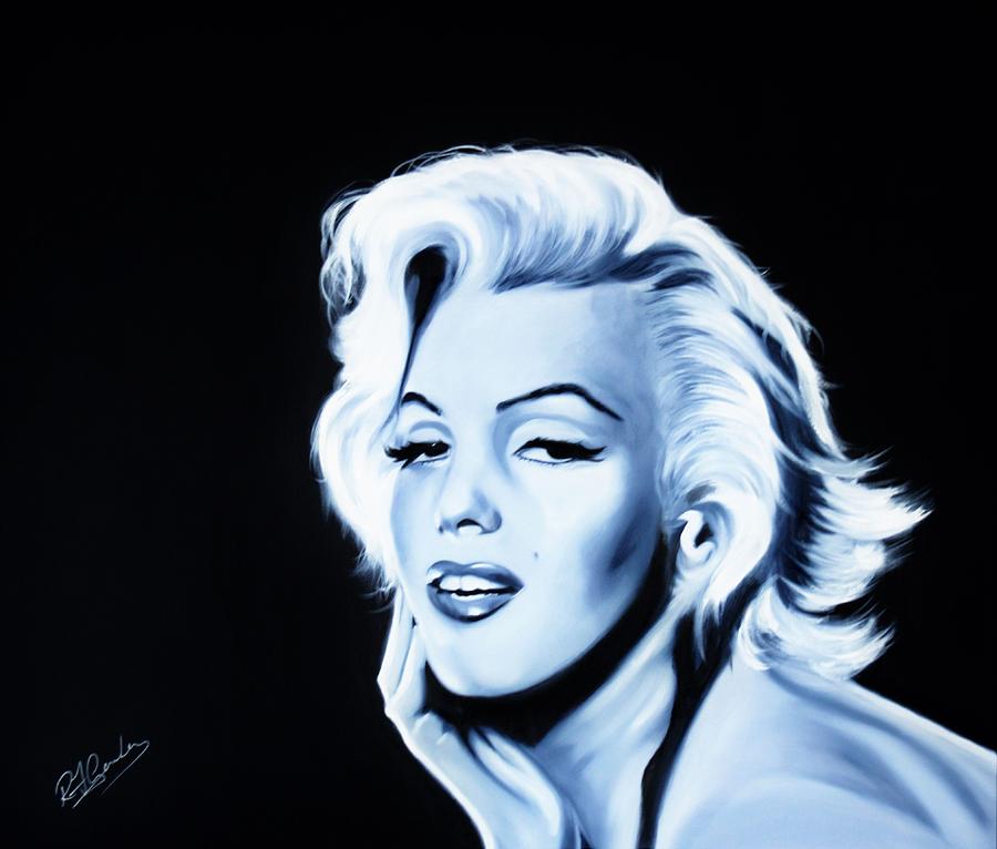 900x766 Marilyn Monroe Painting